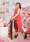 Pink Colour Latest Designer Fancy Western Party Wear Type Two Pis Fossil lycra Children Wear Collcetion Jummy 03